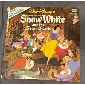 Walt Disney' Snow White And The Seven Dwarfs - 1969 Disneyland Vinyl LP Record